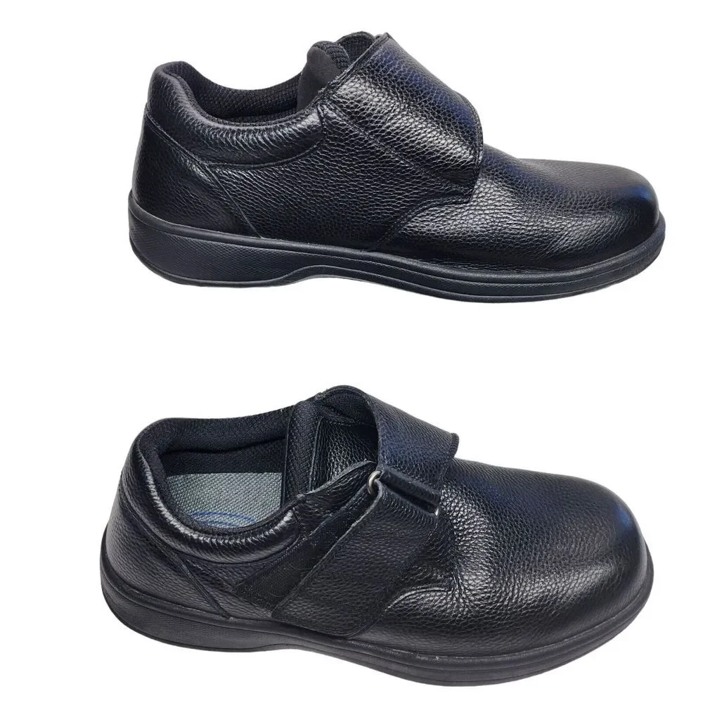 Ortho feet Mens  X-Wide Leather  Shoes Size‎ 11 Black
